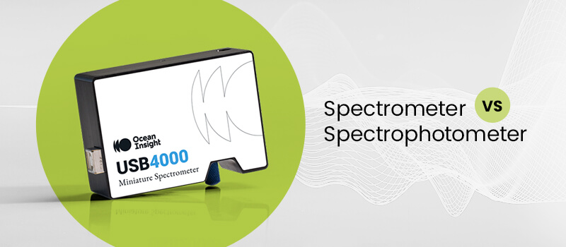 spectrometer vs. spectrophotometer